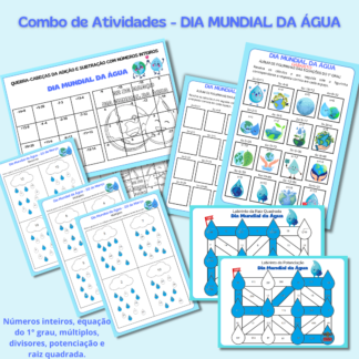 DIA MUNDIA DA ÁGUA - COMBO DE ATIVIDADES