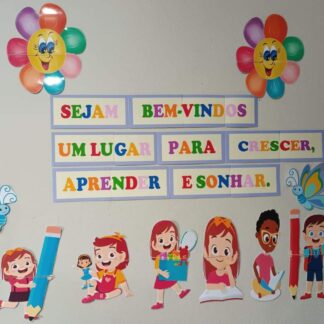 Painel Bem-vindos volta às aulas