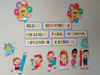 Painel Bem-vindos volta às aulas