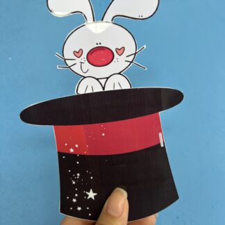Lembrancinha Coelhinho na cartola.