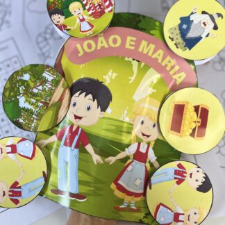 Luva história João e Maria sequência de atividade