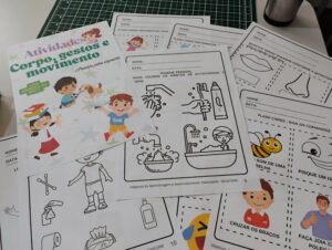 Atividades de Educação Infantil ( Coordenação Motora) : Corpo Gestos e Movimentos. Arquivo Digital (52 páginas)