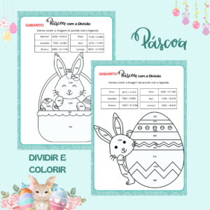 PÁSCOA COM A DIVISÃO – DIVIDIR E COLORIR