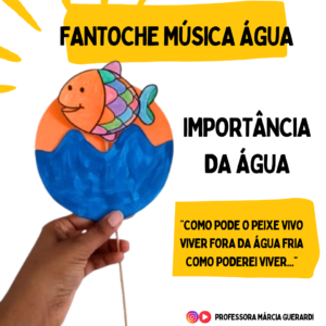Fantoche peixe-Dia da água.