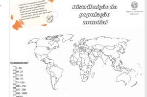 Distribuição da população mundial