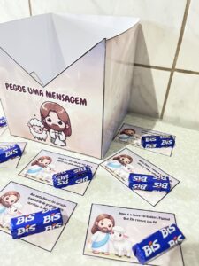 Caixa mensagens páscoa