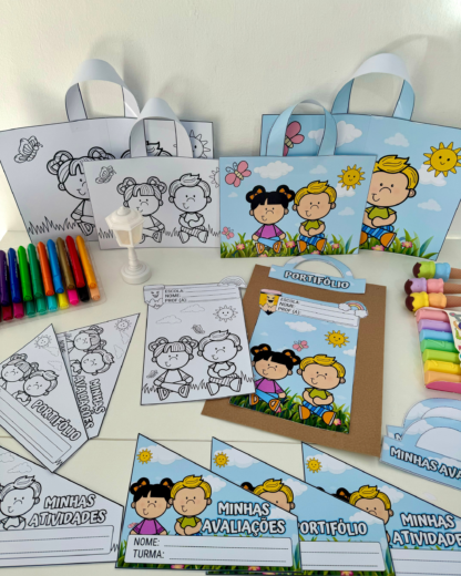 Kit Capas de Atividades tema Jardim. - Image 2