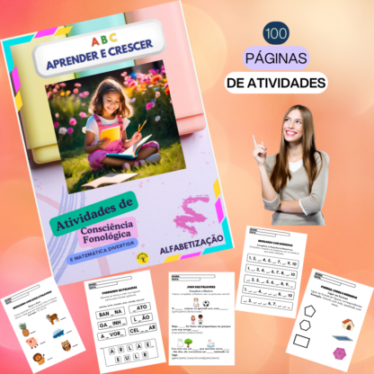 LIVRO DE ATIVIDADES PARA ALFABETIZAÇÃO - ABC: APRENDER E CRESCER 1 - Image 2