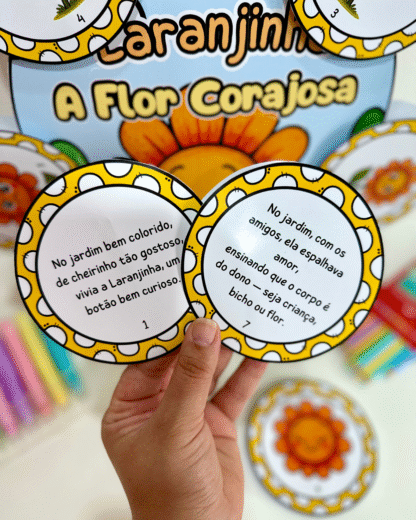 Luva com a História “Laranjinha, A Florzinha Corajosa” - Image 6