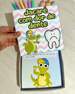 História Jacaré com Dor de Dente
