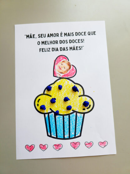 Cartão Cupcake Dia das Mães - Image 2