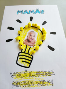 Atividade interativa Mamãe você ilumina minha vida