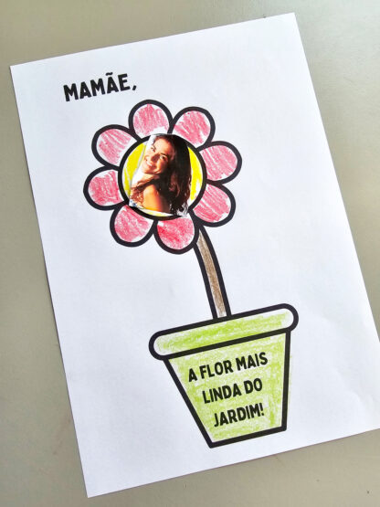 🌸💖 Atividade Dia das Mães – Mamãe, a flor mais linda do jardim - Image 2