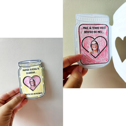 💌🌷 Cartão Dia das Mães – Mamãe, queria te guardar dentro de um potinho - Image 4