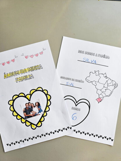 🏡❤️ Atividade Dia da Família – Álbum da Família