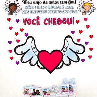 👨‍👩‍👧‍👦 Kit "Quem Cuida de Mim" 🏫💖