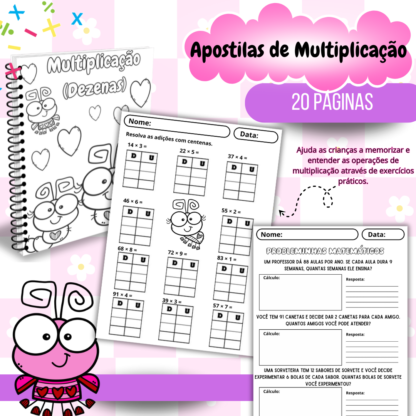 PACOTE APOSTILAS DE MULTIPLICAÇÃO - Image 2