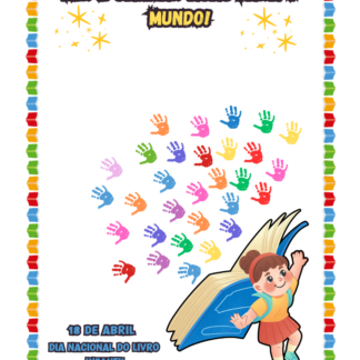 Painel interativo dia do livro