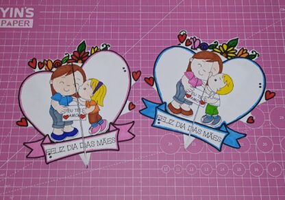 Cartão Coração Buquê – Especial Dia das Mães 💖 - Image 4