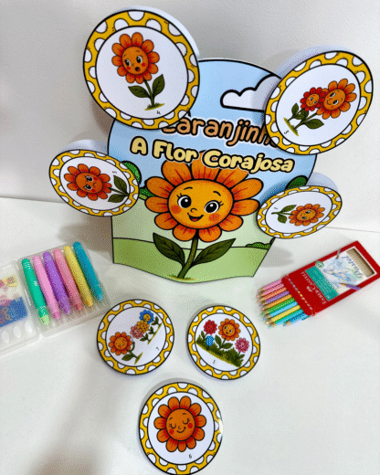 Luva com a História “Laranjinha, A Florzinha Corajosa” - Image 4