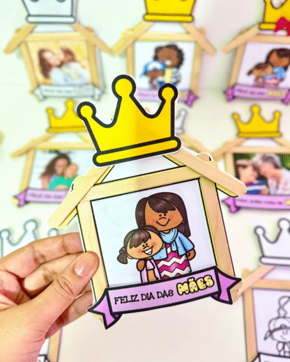 Atividade com palitos para trabalhar o tema “Dia das Mães”/ “Para quem cuida de mim” - Image 4