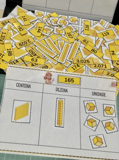 SISTEMA DE NUMERAÇÃO DECIMAL - MATERIAL DOURADO - Image 2
