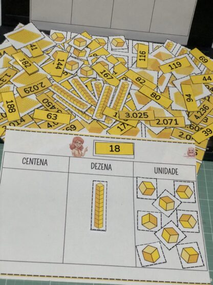 SISTEMA DE NUMERAÇÃO DECIMAL - MATERIAL DOURADO - Image 3