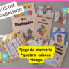 Dia do trabalhador- Jogos das profissões