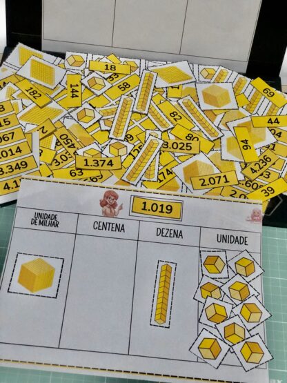 SISTEMA DE NUMERAÇÃO DECIMAL - MATERIAL DOURADO - Image 4