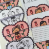 📩 Cartão Carta Coração – Dia das Mães / Quem cuida de mim (Colorida e Para Colorir) - Image 3