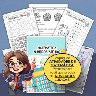 APOSTILA DE MATEMÁTICA - NÚMEROS DE 0 A 100 COM ATIVIDADES INTERATIVAS