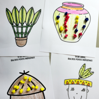 ATIVIDADES PINTURA DIA DOS POVOS INDÍGENAS