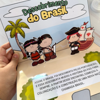 LIVRO 3D DESCOBRIMENTO DO BRASIL