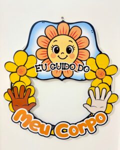 Decoração para Bambolê tema “Maio Laranja”