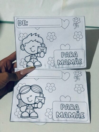 CARTÃO INTERATIVO 3D DIA DAS MÃES