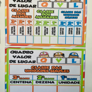 QUADRO VALOR POSICIONAL + ATIVIDADES