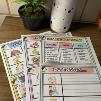 Fichas de produção de texto