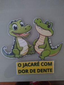 O jacaré com dor de dente (Joca)