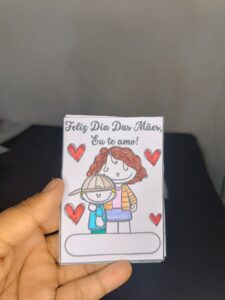 Mini livro homenagem dia das mães 💕