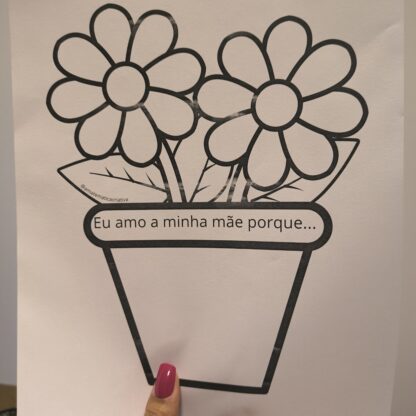🪴🌷 EU AMO A MINHA MÃE – Atividade de Dia das Mães 💖✨ - Image 3