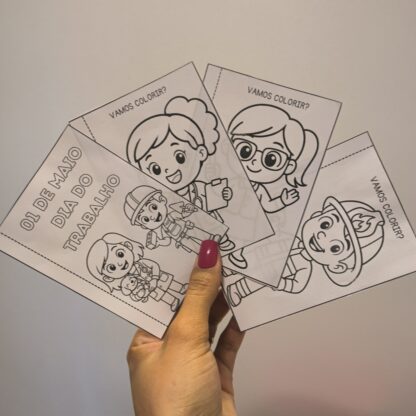 Livrinho Das Profissões Para Colorir - Dia do Trabalho - Image 7