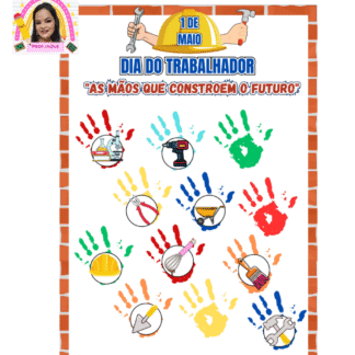 Atividade - Cartaz colaborativo para o dia do trabalhador.