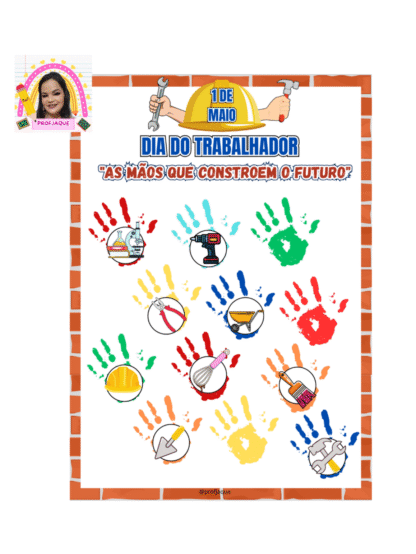Atividade - Cartaz colaborativo para o dia do trabalhador.