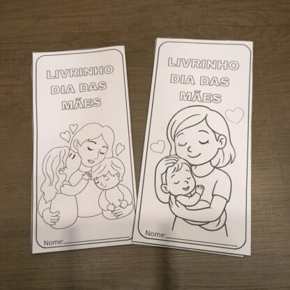 Livrinho Dia das Mães - 2 Modelos para colorir e desenhar - Image 5