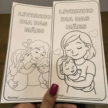 Livrinho Dia das Mães - 2 Modelos para colorir e desenhar - Image 4
