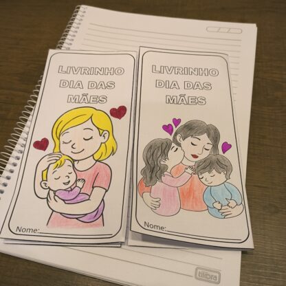Livrinho Dia das Mães - 2 Modelos para colorir e desenhar - Image 3
