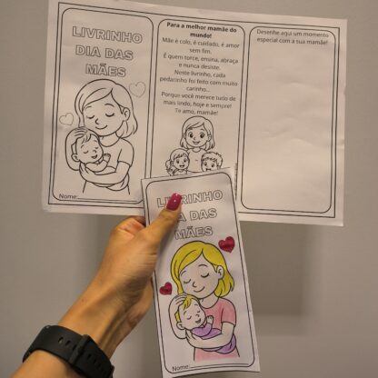 Livrinho Dia das Mães - 2 Modelos para colorir e desenhar - Image 2