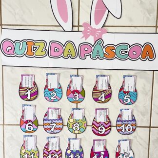 📜🐰💡 Torne a Páscoa mais divertida e educativa com o QUIZ DA PÁSCOA! 💡🐰📜