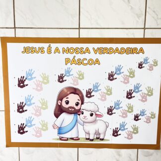 Painel interativo da Páscoa