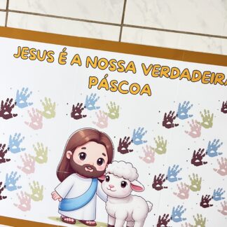 Painel interativo da Páscoa